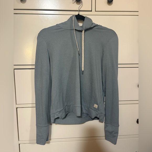 Vuori Tops - Vuori Halo Essential Hoodie Light Blue Hoodie VW226 Women’s XS